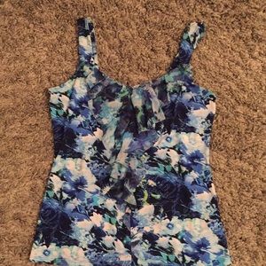 White House Black Market Floral Cami